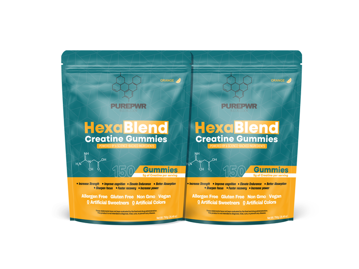 HexaBlend Creatine Gummies - Better Absorption, Better Tasting, Better Results