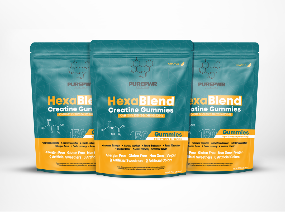 HexaBlend Creatine Gummies - Better Absorption, Better Tasting, Better Results